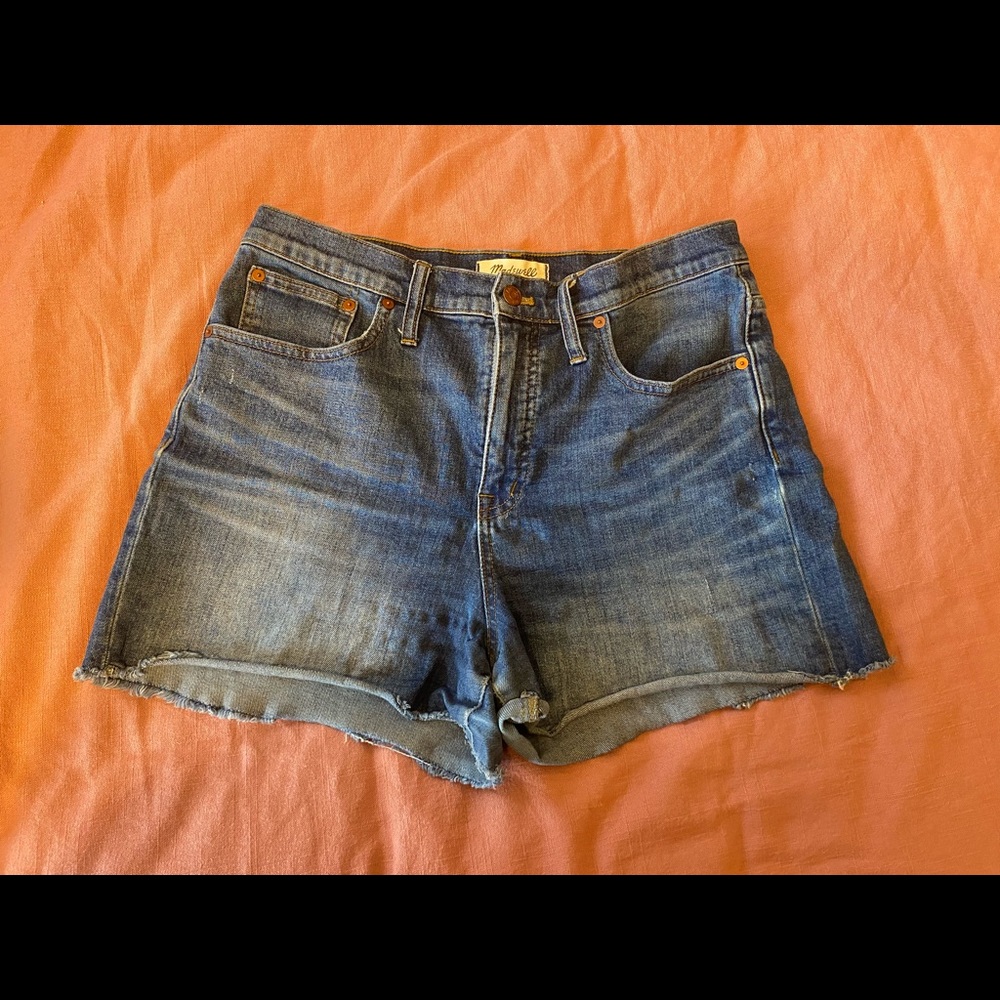 Madewell high rise cut off denim shorts size 30